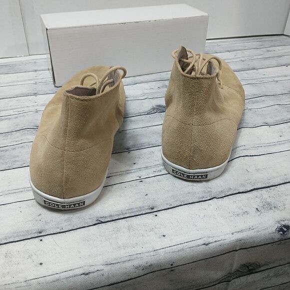 Mens Cole Haa High Top Sneakers Tan Suede Size 10M - Picture 4 of 8